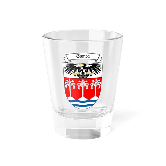 Coat of arms of German Samoa (Samoa) (Coat of Arms) Shot Glass 1.5oz 1.5oz - Go Mug Yourself