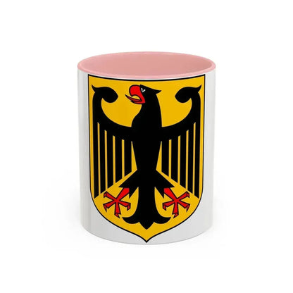 Coat of arms of Germany - Accent Coffee Mug 11oz Pink - Go Mug Yourself