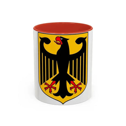 Coat of arms of Germany - Accent Coffee Mug 11oz Red - Go Mug Yourself