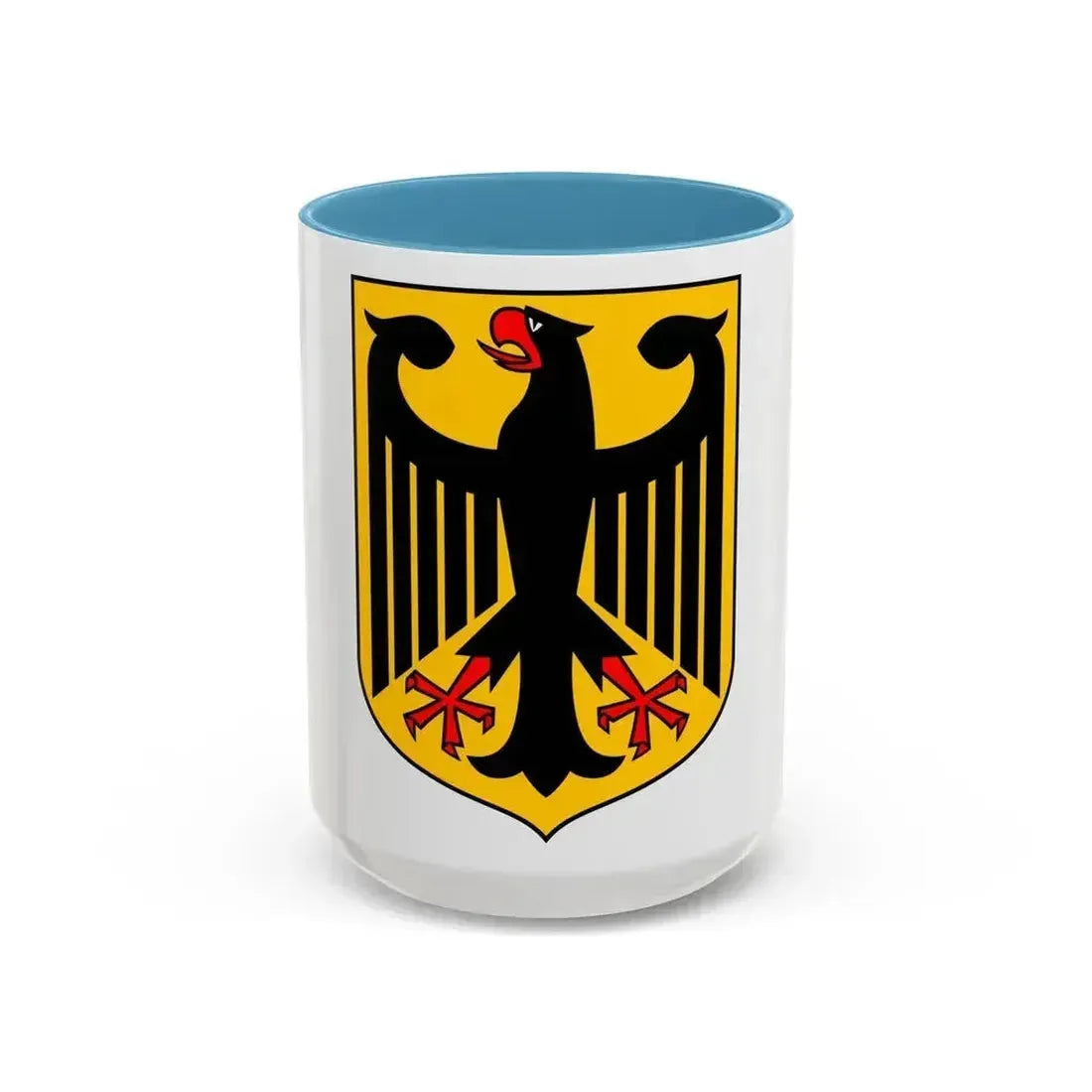 Coat of arms of Germany - Accent Coffee Mug 15oz Light Blue - Go Mug Yourself