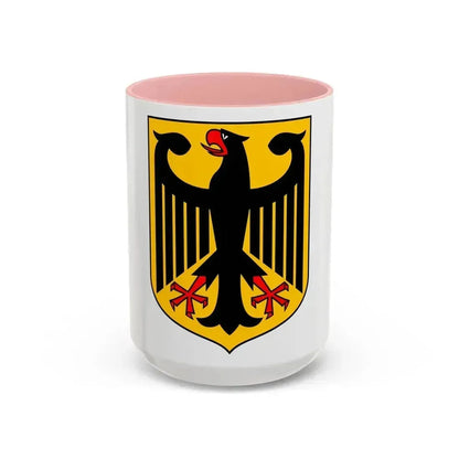 Coat of arms of Germany - Accent Coffee Mug 15oz Pink - Go Mug Yourself
