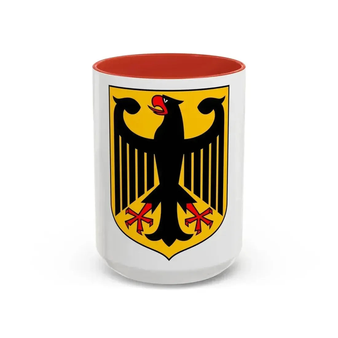 Coat of arms of Germany - Accent Coffee Mug 15oz Red - Go Mug Yourself