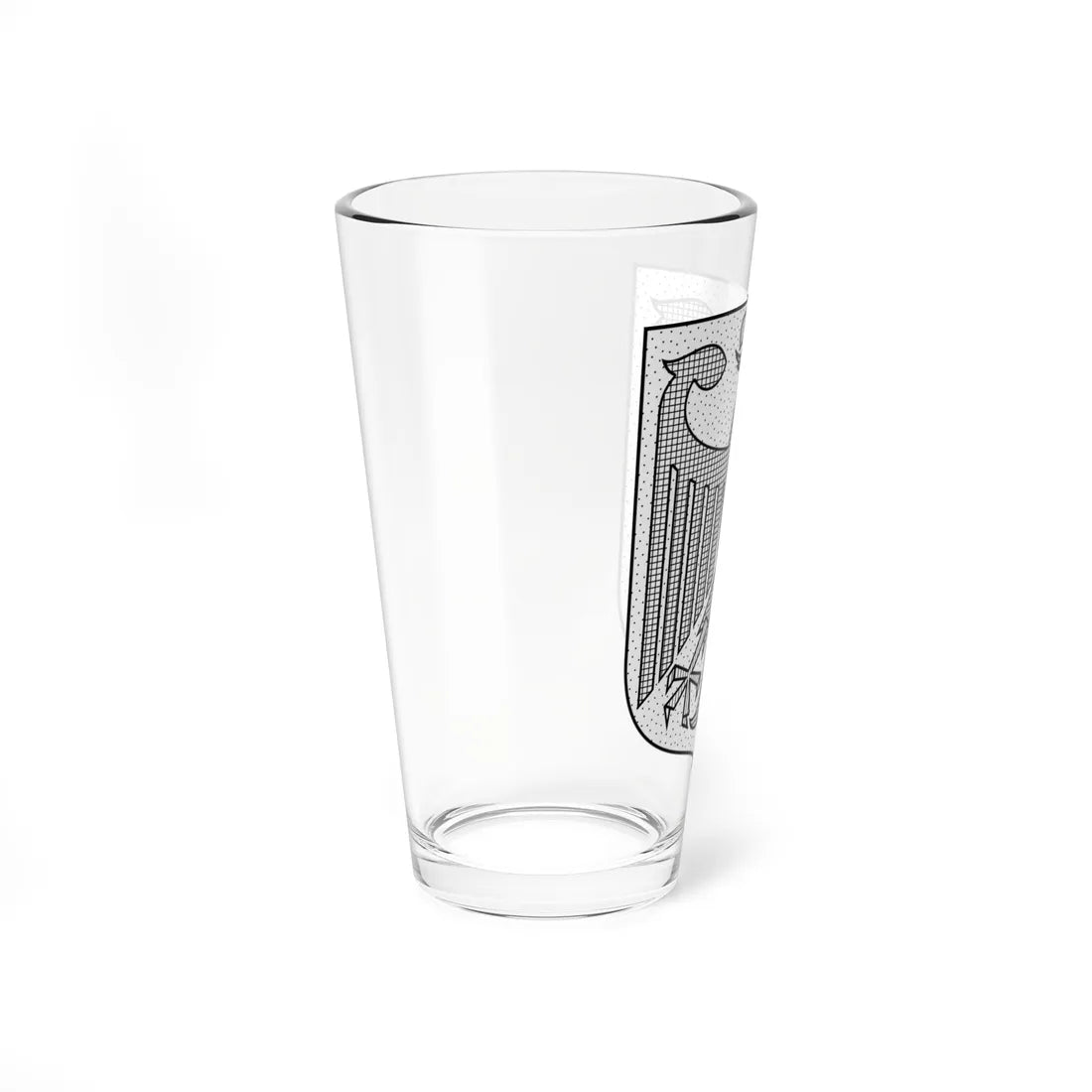Coat of arms of Germany hatched (Germany) (Coat of Arms) Pint Glass 16oz - Go Mug Yourself