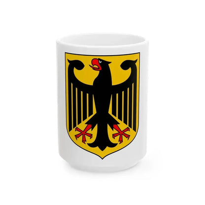Coat of arms of Germany - White Coffee Mug 15oz - Go Mug Yourself