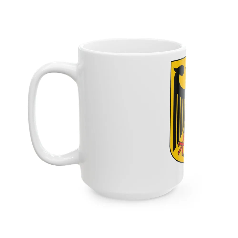 Coat of arms of Germany - White Coffee Mug-Go Mug Yourself