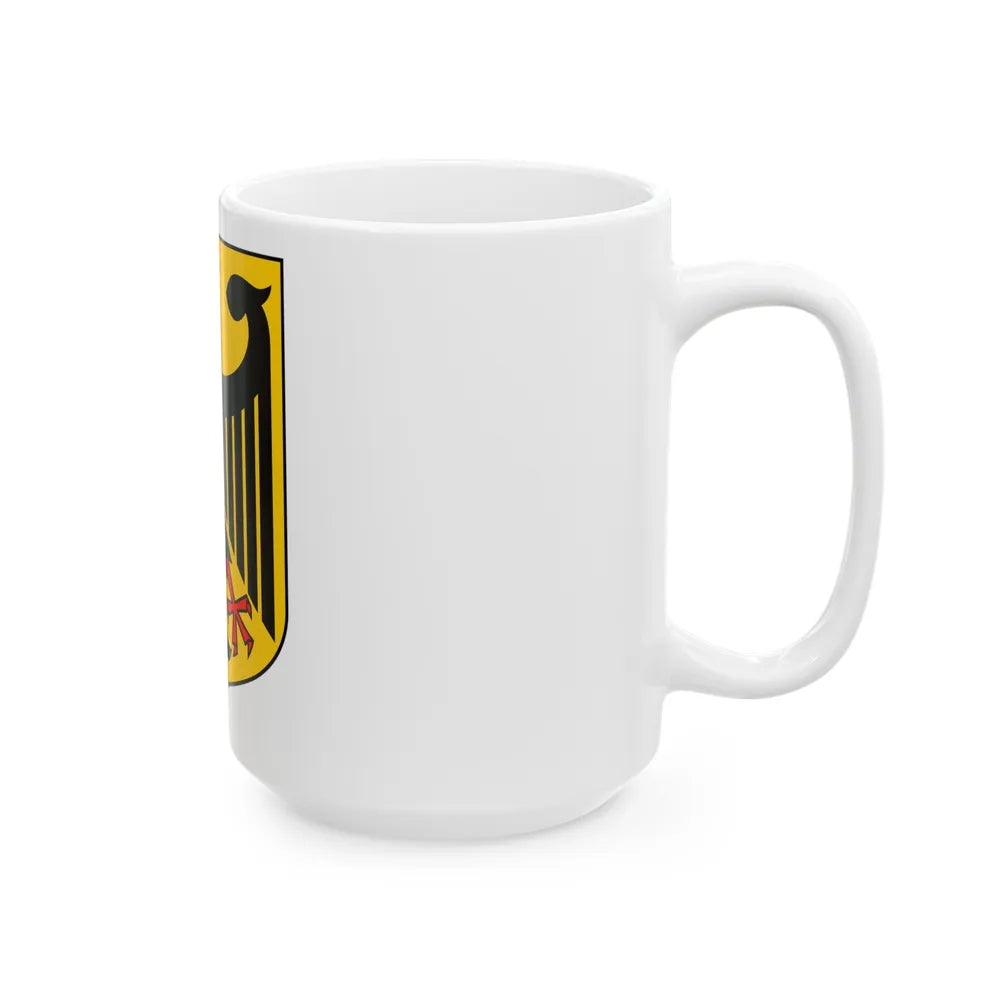 Coat of arms of Germany - White Coffee Mug-Go Mug Yourself