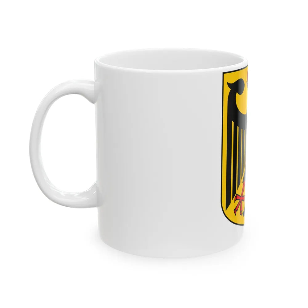 Coat of arms of Germany - White Coffee Mug-Go Mug Yourself