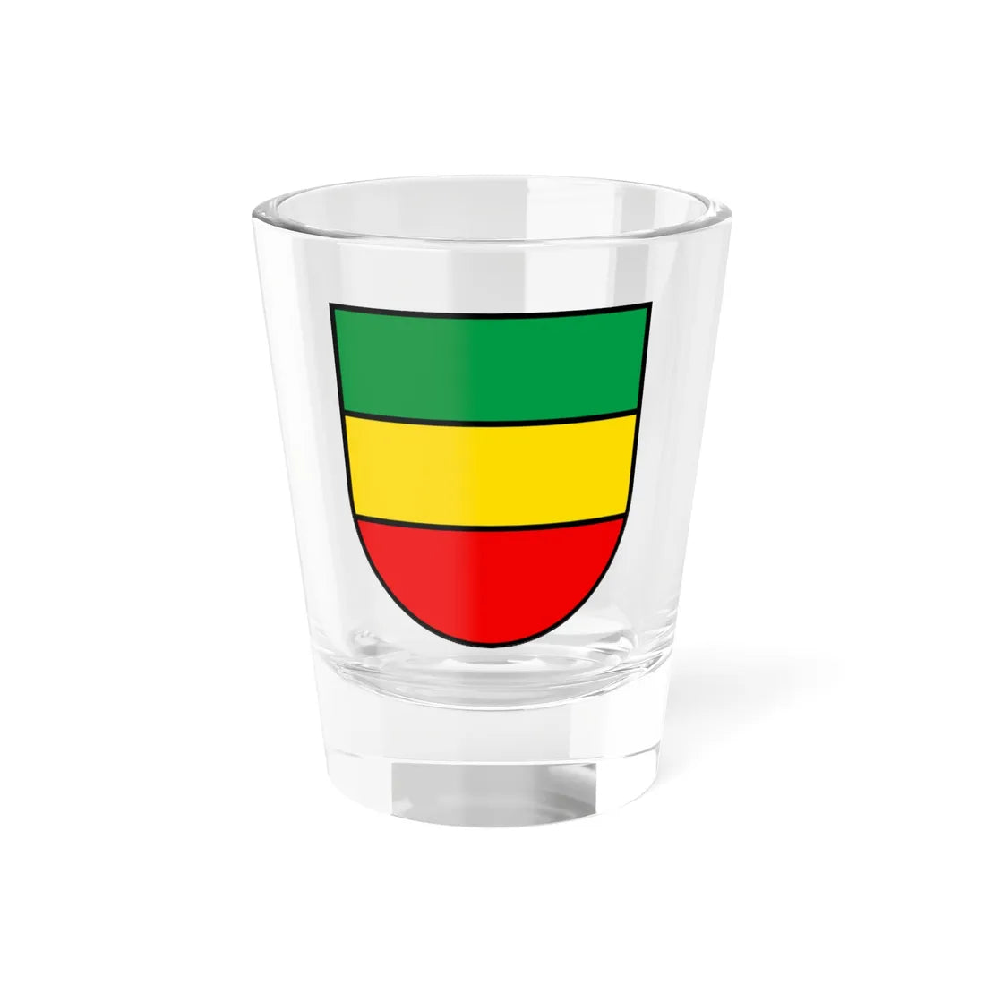 Coat of arms of Gettnau (Switzerland) (Coat of Arms) Shot Glass 1.5oz 1.5oz - Go Mug Yourself