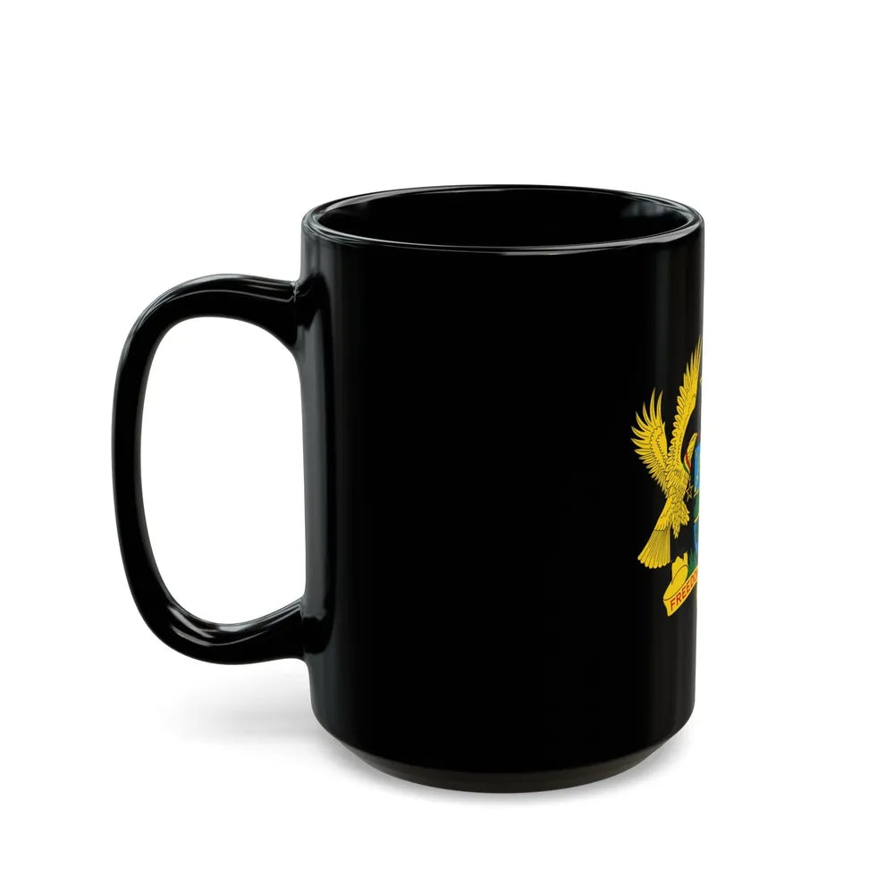 Coat of arms of Ghana - Black Coffee Mug-Go Mug Yourself