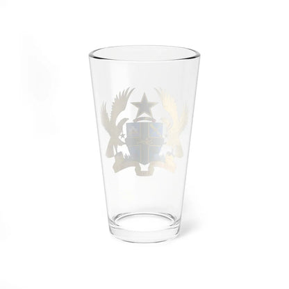 Coat of arms of Ghana - Pint Glass 16oz-Go Mug Yourself