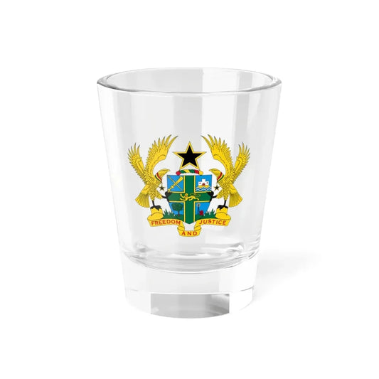 Coat of arms of Ghana - Shot Glass 1.5oz 1.5oz - Go Mug Yourself
