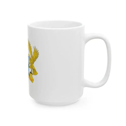 Coat of arms of Ghana - White Coffee Mug - Go Mug Yourself