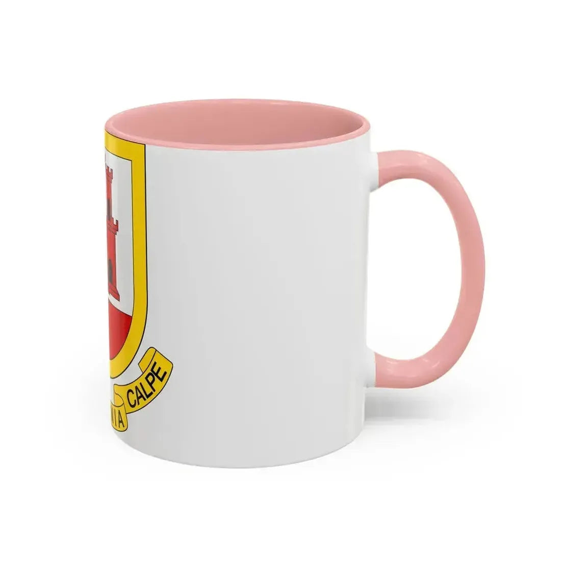 Coat of arms of Gibraltar - Accent Coffee Mug - Go Mug Yourself