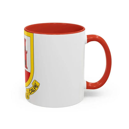 Coat of arms of Gibraltar - Accent Coffee Mug - Go Mug Yourself