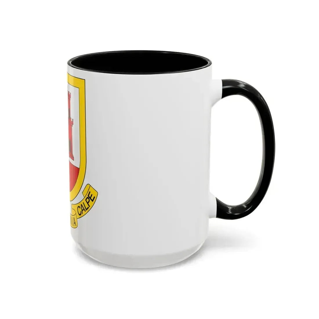 Coat of arms of Gibraltar - Accent Coffee Mug - Go Mug Yourself