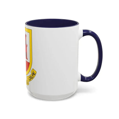 Coat of arms of Gibraltar - Accent Coffee Mug - Go Mug Yourself