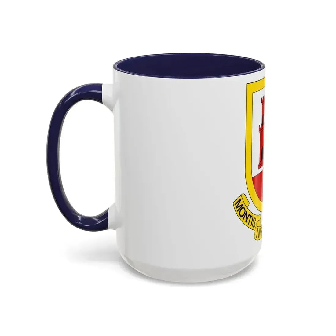 Coat of arms of Gibraltar - Accent Coffee Mug - Go Mug Yourself