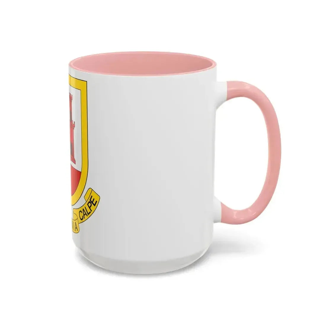 Coat of arms of Gibraltar - Accent Coffee Mug - Go Mug Yourself