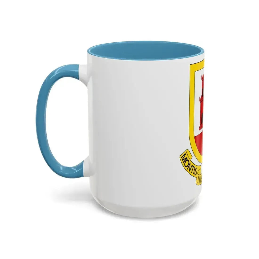 Coat of arms of Gibraltar - Accent Coffee Mug - Go Mug Yourself