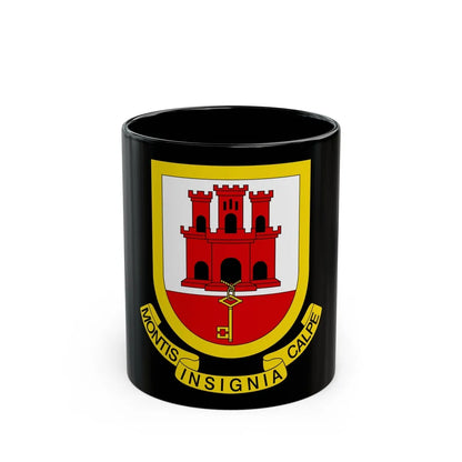 Coat of arms of Gibraltar - Black Coffee Mug-11oz-Go Mug Yourself