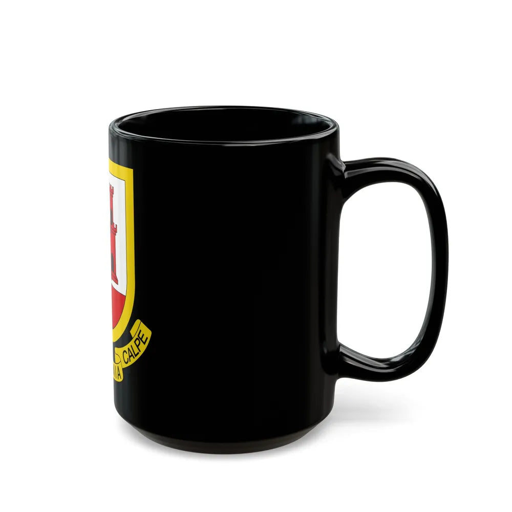 Coat of arms of Gibraltar - Black Coffee Mug-Go Mug Yourself