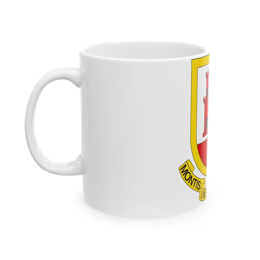 Coat of arms of Gibraltar - White Coffee Mug-Go Mug Yourself