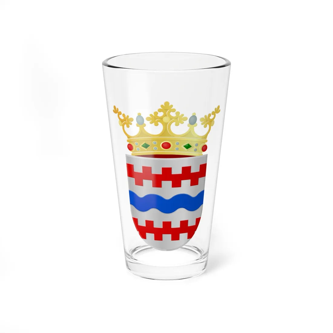 Coat of arms of Giessenlanden (Netherlands) (Coat of Arms) Pint Glass 16oz 16oz - Go Mug Yourself
