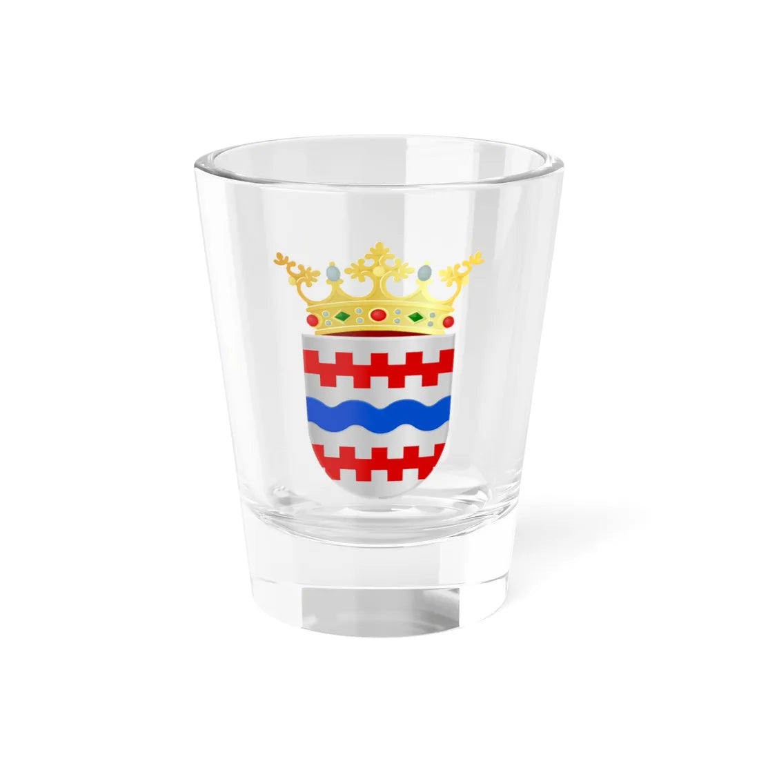 Coat of arms of Giessenlanden (Netherlands) (Coat of Arms) Shot Glass 1.5oz 1.5oz - Go Mug Yourself