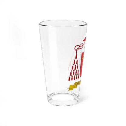 Coat of arms of Gilberto Agustoni (Switzerland) (Coat of Arms) Pint Glass 16oz - Go Mug Yourself