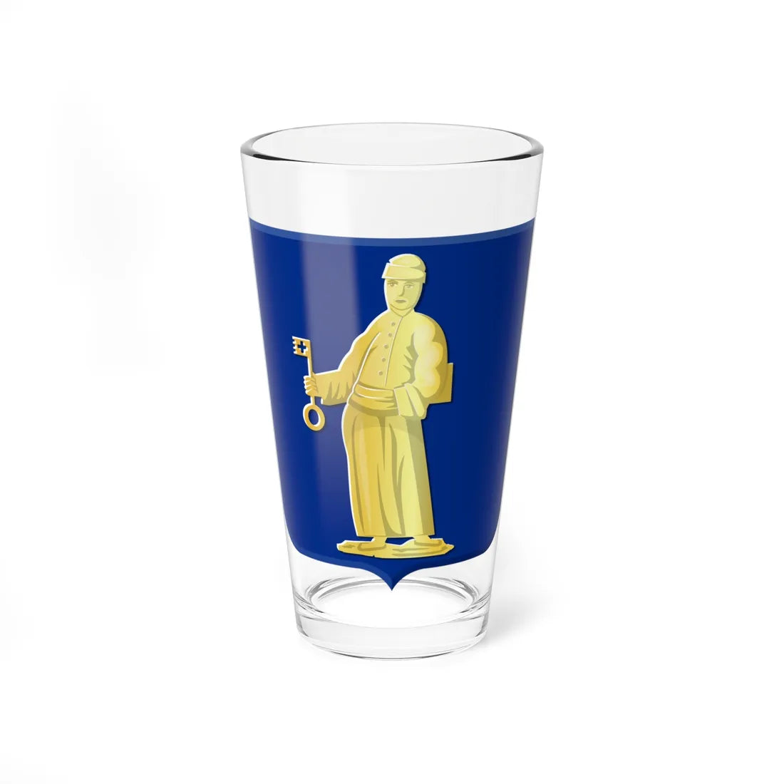 Coat of arms of Gilze en Rijen (Netherlands) (Coat of Arms) Pint Glass 16oz 16oz - Go Mug Yourself