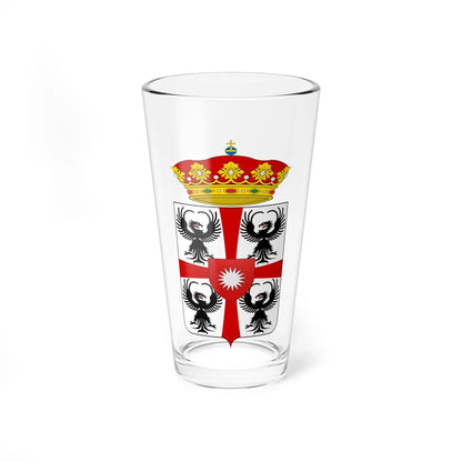 Coat of arms of Giulio Cesare Gonzaga di Bozzolo (Italy) (Coat of Arms) Pint Glass 16oz 16oz - Go Mug Yourself