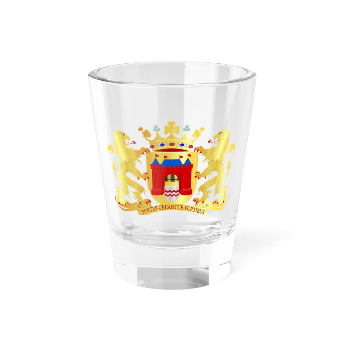 Coat of arms of Gorinchem (Netherlands) (Coat of Arms) Shot Glass 1.5oz 1.5oz - Go Mug Yourself