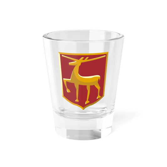Coat of Arms of Gorky (Russia) (Coat of Arms) Shot Glass 1.5oz 1.5oz - Go Mug Yourself