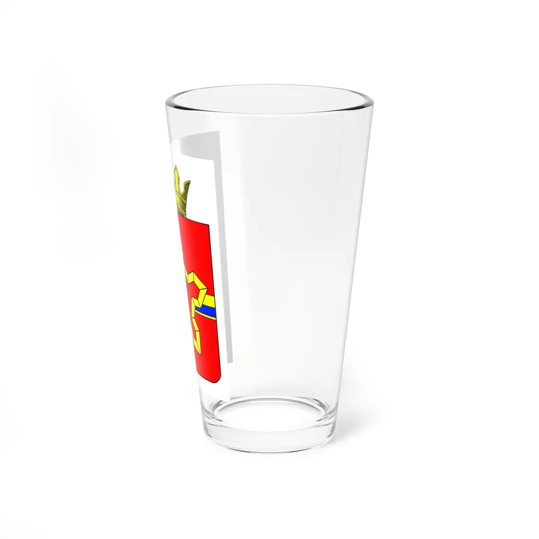 Coat of Arms of Gorodishchensky district with a crown 01 (Russia) (Coat of Arms) Pint Glass 16oz - Go Mug Yourself