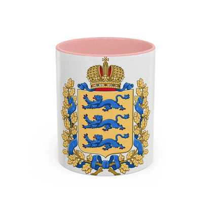 Coat of arms of Governorate of Estonia - Accent Coffee Mug 11oz Pink - Go Mug Yourself