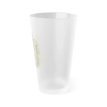 Coat of arms of Governorate of Estonia - Frosted Pint Glass 16oz - Go Mug Yourself