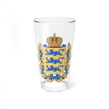Coat of arms of Governorate of Estonia (Russia) (Coat of Arms) Pint Glass 16oz 16oz - Go Mug Yourself