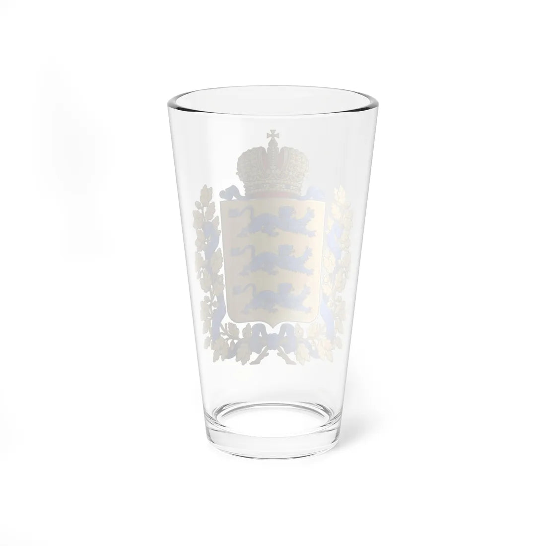 Coat of arms of Governorate of Estonia (Russia) (Coat of Arms) Pint Glass 16oz - Go Mug Yourself