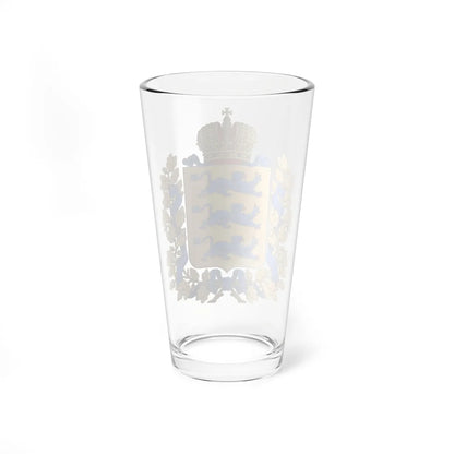 Coat of arms of Governorate of Estonia (Russia) (Coat of Arms) Pint Glass 16oz - Go Mug Yourself