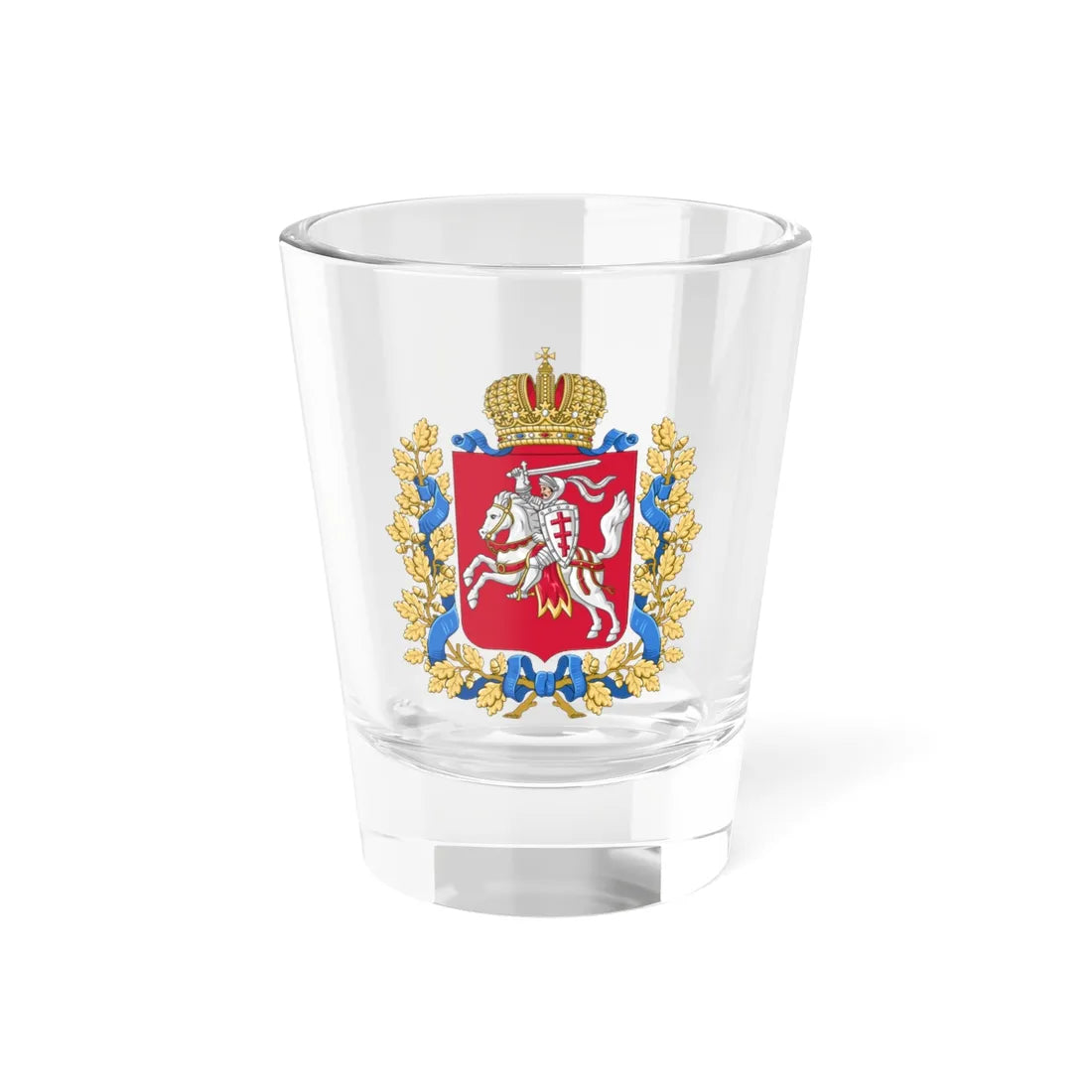 Coat of arms of Governorate of Vilna (Russia) (Coat of Arms) Shot Glass 1.5oz 1.5oz - Go Mug Yourself