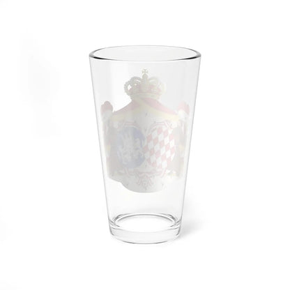 Coat of Arms of Grace Princess of Monaco (Monaco) (Coat of Arms) Pint Glass 16oz - Go Mug Yourself