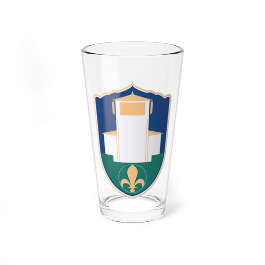 Coat of arms of Gradačac (Bosnia and Herzegovina) (Coat of Arms) Pint Glass 16oz 16oz - Go Mug Yourself