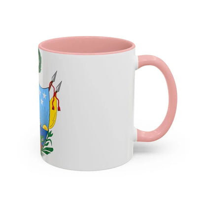 Coat of arms of Gran Colombia (1819) - Accent Coffee Mug - Go Mug Yourself