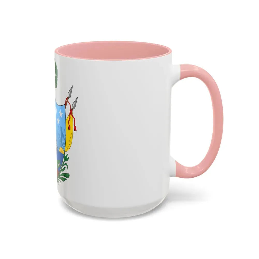 Coat of arms of Gran Colombia (1819) - Accent Coffee Mug - Go Mug Yourself