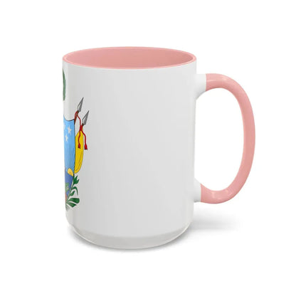 Coat of arms of Gran Colombia (1819) - Accent Coffee Mug - Go Mug Yourself