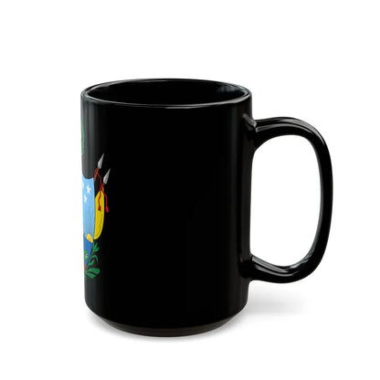 Coat of arms of Gran Colombia (1819) - Black Coffee Mug-Go Mug Yourself