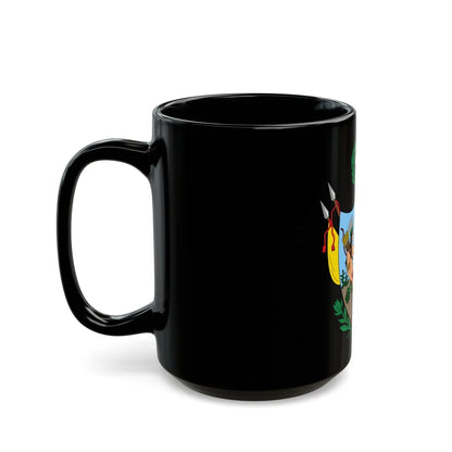 Coat of arms of Gran Colombia (1819) - Black Coffee Mug-Go Mug Yourself