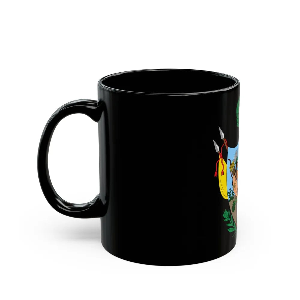 Coat of arms of Gran Colombia (1819) - Black Coffee Mug-Go Mug Yourself