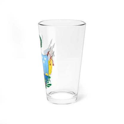 Coat of arms of Gran Colombia 1819 (Colombia) (Coat of Arms) Pint Glass 16oz - Go Mug Yourself