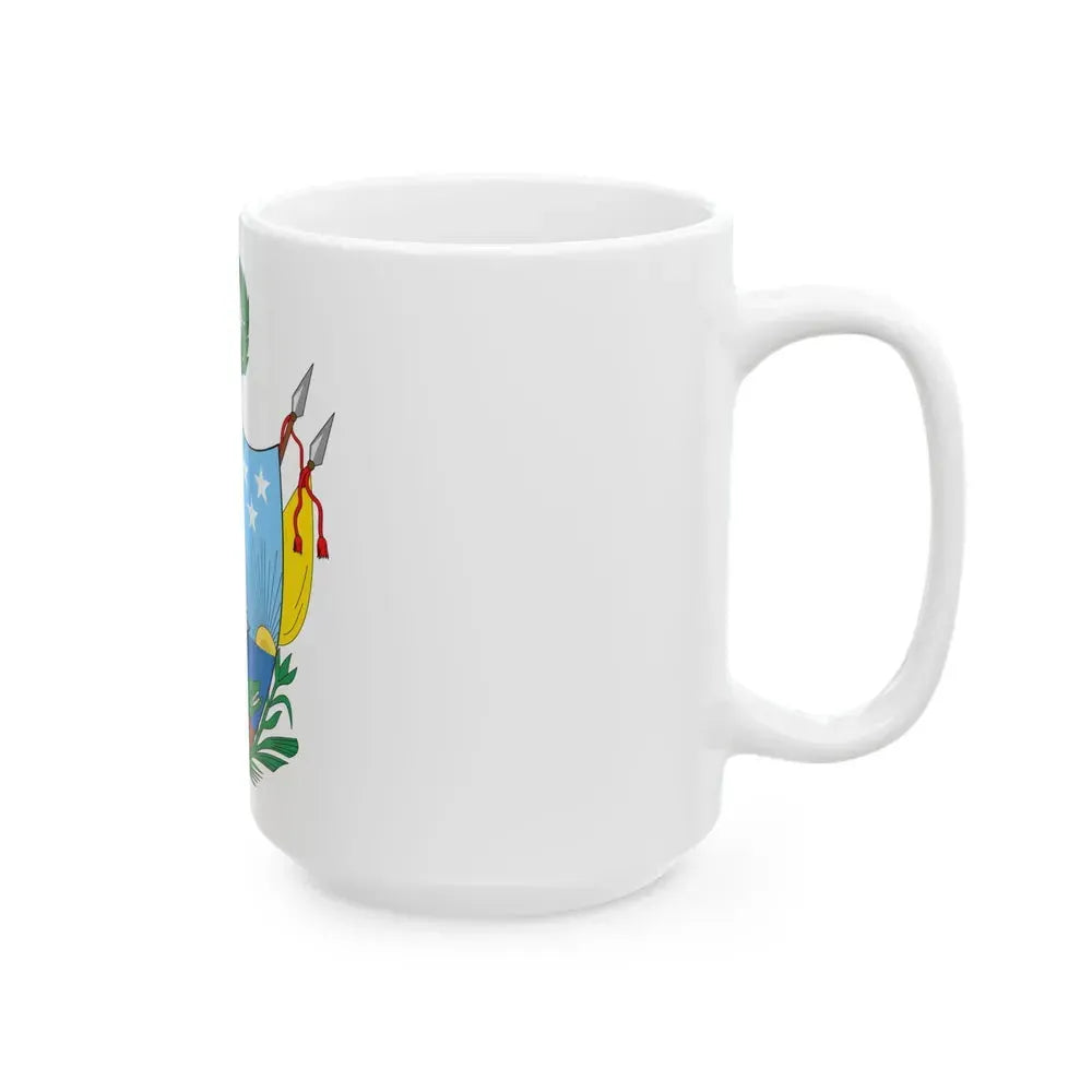 Coat of arms of Gran Colombia (1819) - White Coffee Mug - Go Mug Yourself